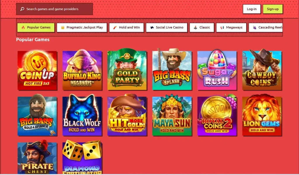 Hello Millions casino’s top games