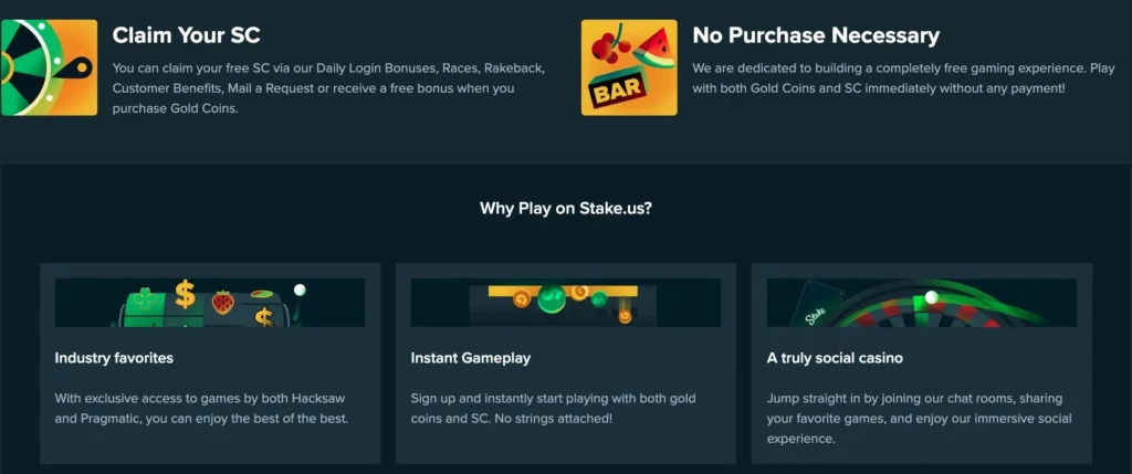 Stake.us casino review